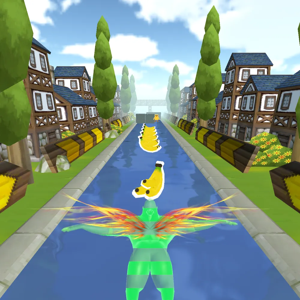 Flying Gorilla の実際のゲームプレイ画面